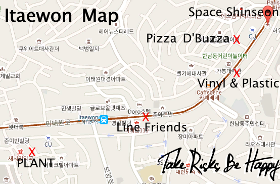 Itaewon Map TRBH