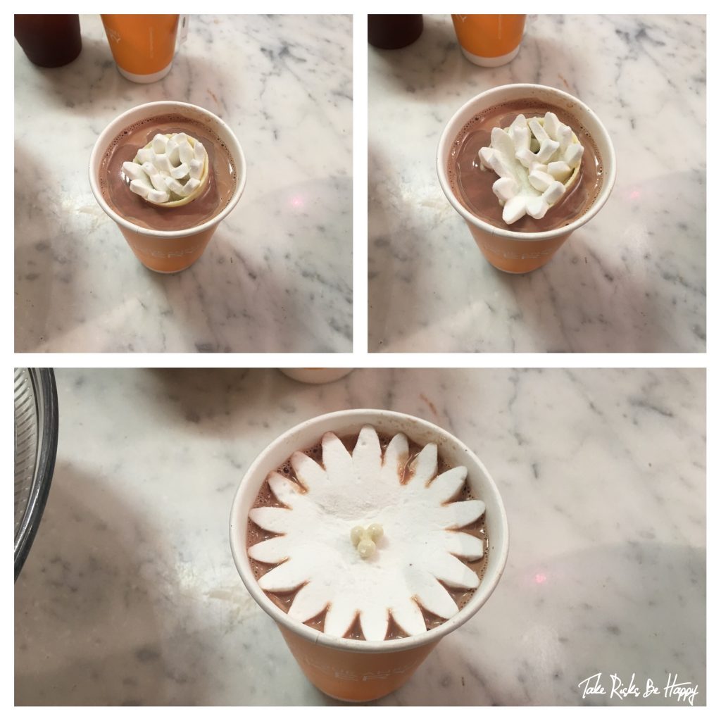blossoming hot chocolate