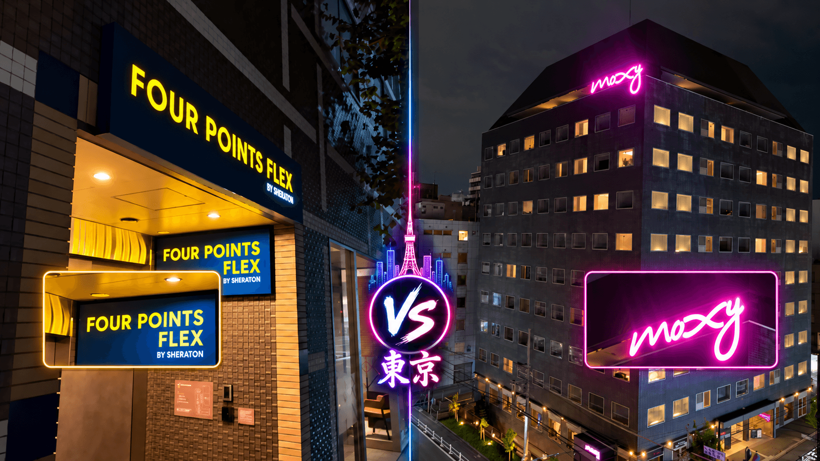 Moxy Kinshicho vs. Four Points Flex: Tokyo Budget Marriott Comparison